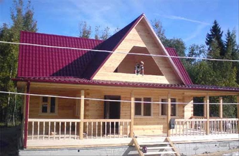 Проект дома из бруса 10,5х12 №52